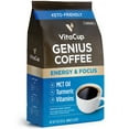 thumbnail image 1 of VitaCup Genius Keto Ground Coffee w/ MCT Oil, 11 ounces, 1 of 7