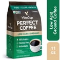 thumbnail image 1 of VitaCup Perfect Low Acid Coffee Grounds, Dark Roast Organic Coffee, 11 Ounces, 1 of 6