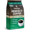 thumbnail image 1 of VitaCup Perfect Low Acid Coffee Grounds, Dark Roast Organic Coffee, 11 Ounces, 1 of 6