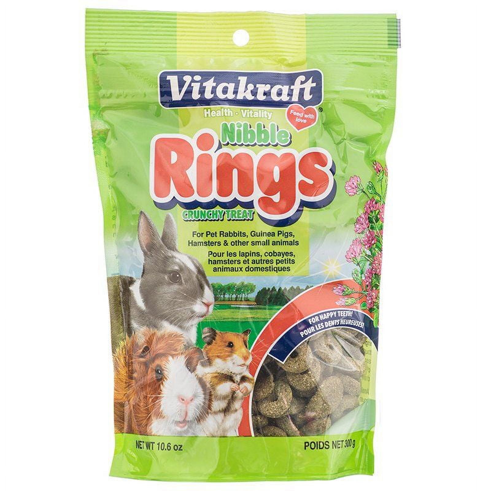VitaKraft Nibble Rings Small Animal Treats 10.5 oz (5 Pack)