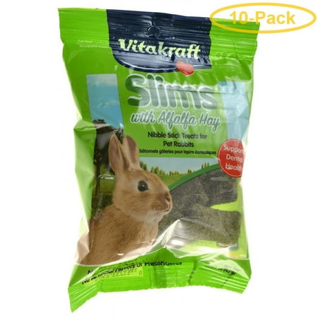VitaKraft Slims with Alfalfa for Rabbits 1.76 oz - Pack of 10