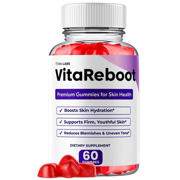 VitaReboot Advanced Formula ACV Gummies Supplement to Support Healthy Skin Vita Reboot (1 Pack)