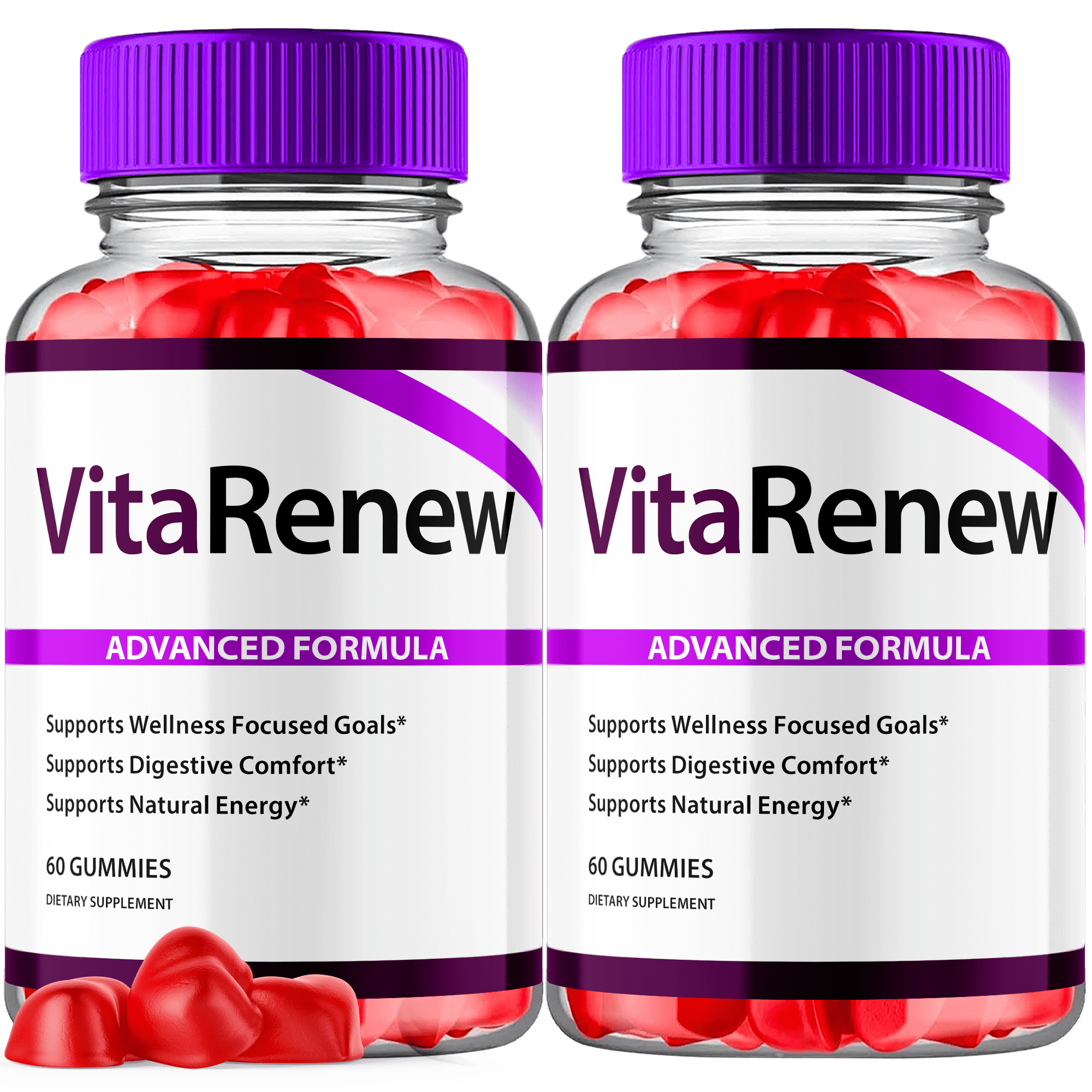 VitaRenew ACV Gummies 1000MG Apple Cider Vinegar Supplement 120 Gummies ...