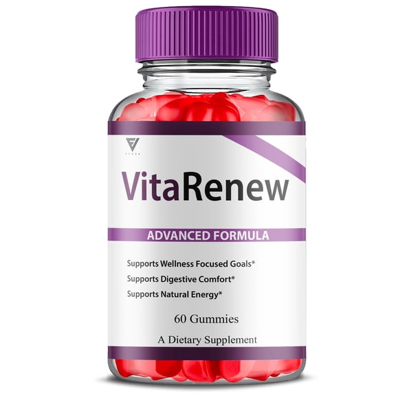 VitaRenew Advanced Multivitamin Keto ACV Formula Gummies, Vita Renew Maximum Strength Daily Vitamin Gummy (60 Gummies)