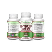 Premium Thyroid Support   Complete Formula to Help Improve Energy with Iodine, Bladderwrack, Kelp, B12 & More