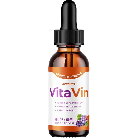 VitaVin Liquid Drops – Vita Vin Natural Blend Healthy Organic Support, 1 Pack, 1 Month Supply