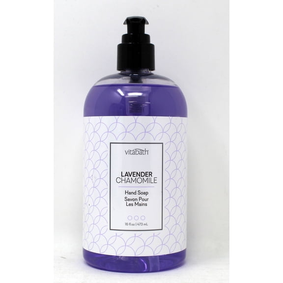 Vitabath Hand Soap Lavender Chamomile 16 Ounces (Pack of 2)