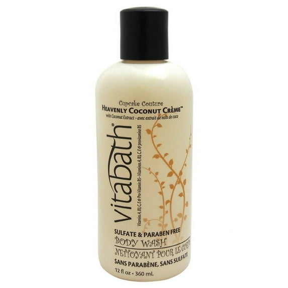 Vitabath Heavenly Coconut Creme Body Wash 12 oz