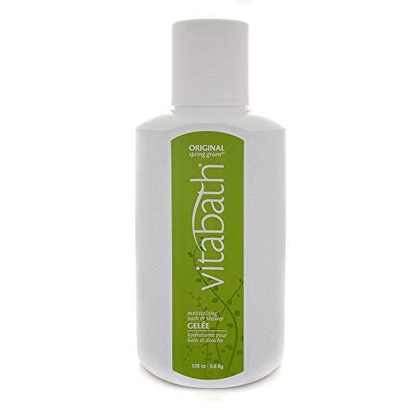 Vitabath Moisturizing Bath and Shower Gelee, Spring Green, 128 Ounce