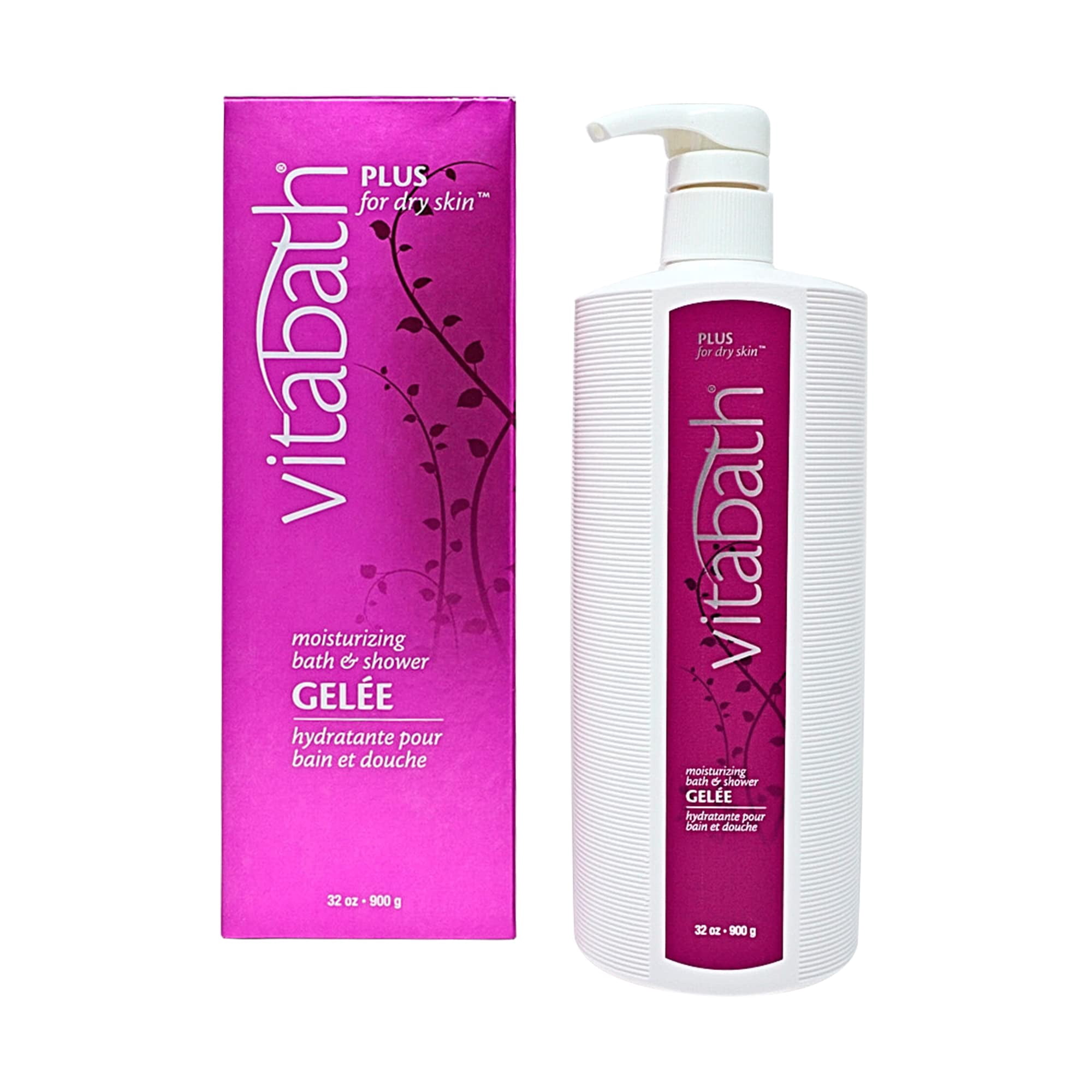 Vitabath PLUS for dry skin 32 oz Moisturizing Bath & Shower Gelée