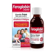 Vitabiotics Feroglobin Liquid Iron Supplements, 200 mL