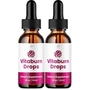 Vitaburn Drops   VitaburnDrops Extra Strength All Natural Healthy Organic Support, 2 Pack, 2 Month Supply