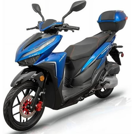 Vitacci Clash 200 EFI Adult Gas Street Scooter (BLUE color)