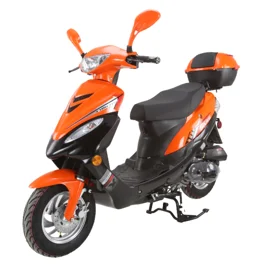 ScooterX SX-14 Chrome X-Racer SE Gas Scooter - 49Cc