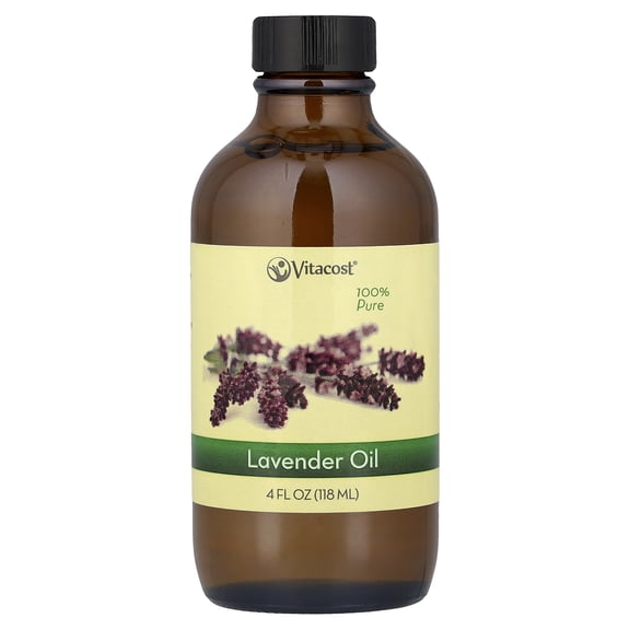 Vitacost 100% Pure Lavender Oil, 4 fl oz (118 ml)