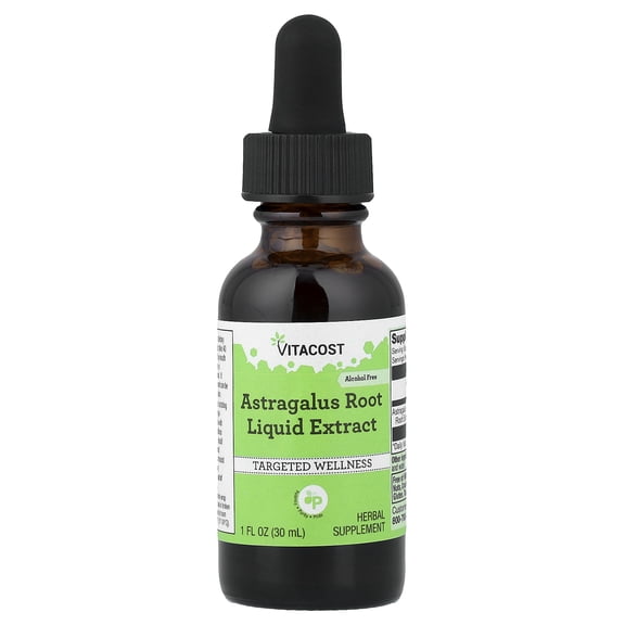 Vitacost Astragalus Root Liquid Extract, Alcohol Free, 1 fl oz (30 ml)