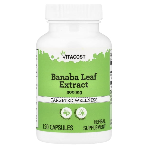 Vitacost Banaba Leaf Extract, 300 mg, 120 Capsules