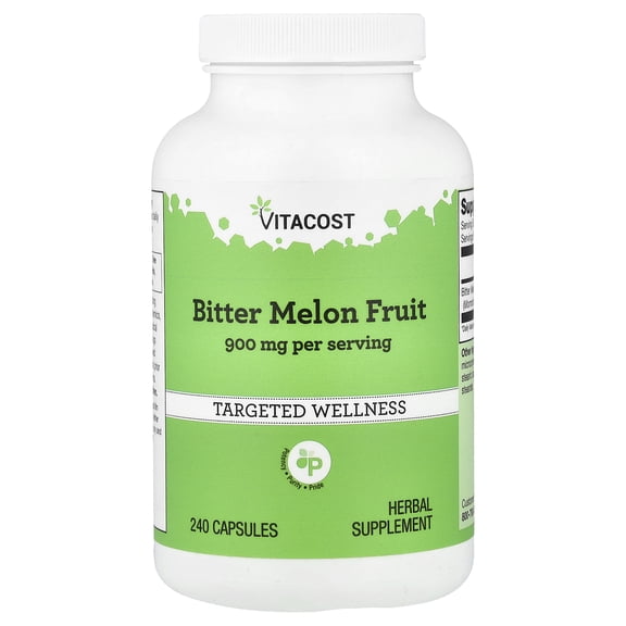 Vitacost Bitter Melon Fruit, 240 Capsules (450 mg per Capsule)