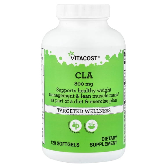 Vitacost CLA, 800 mg, 120 Softgels