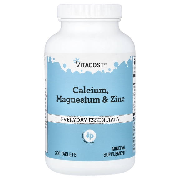 Vitacost Calcium, Magnesium & Zinc, 300 Tablets