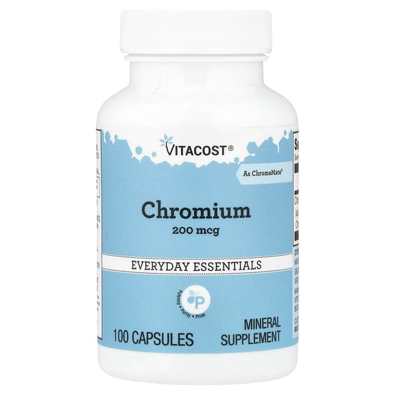 Vitacost Chromium ChromeMate -- 200 mcg - 100 Capsules