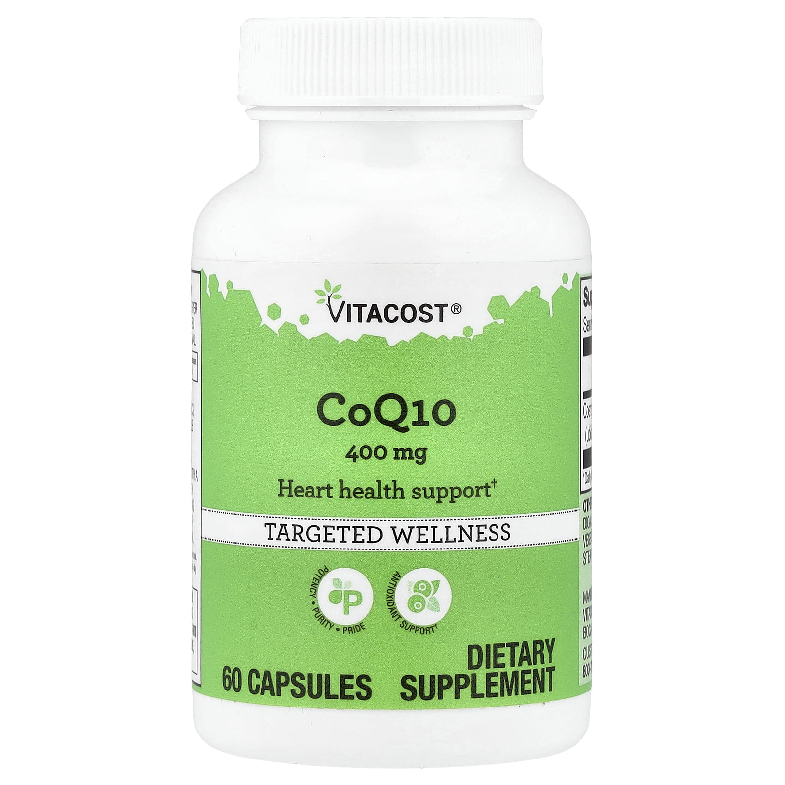 Vitacost CoQ10, 400 mg, 60 Capsules
