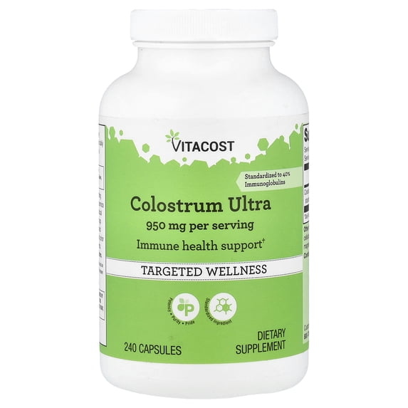 Vitacost Colostrum Ultra, 240 Capsules (475 mg per Capsule)