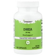Vitacost DHEA, 50 mg, 100 Capsules