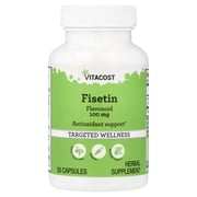 Vitacost Fisetin Flavonoid, 100 mg, 30 Capsules
