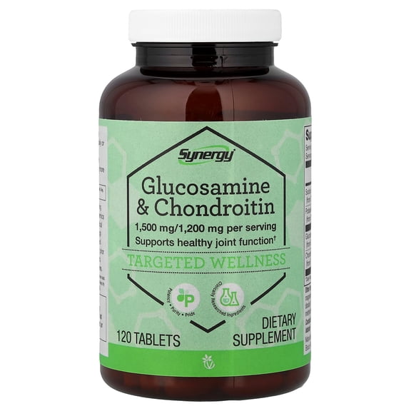 Vitacost Synergy, Glucosamine & Chondroitin, 120 Tablets