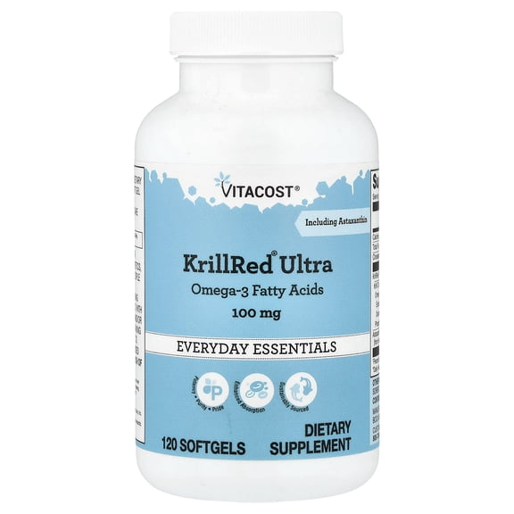Vitacost KrillRed Ultra, 120 Softgels
