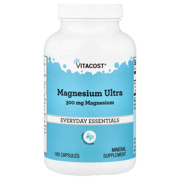 Vitacost Magnesium Ultra, 300 mg, 180 Capsules