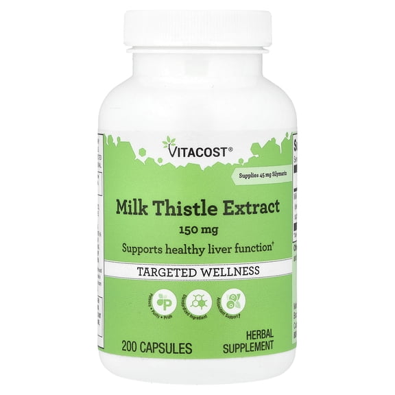 Vitacost Milk Thistle Extract, 150 mg, 200 Capsules
