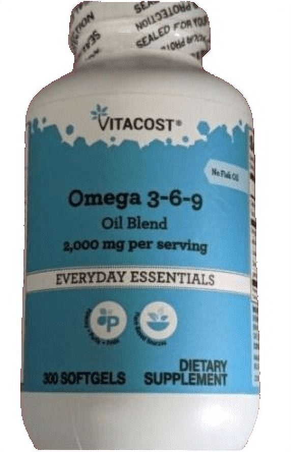 Vitacost Omega 369 Natural Oil Blend Heart Health 180 Softgels