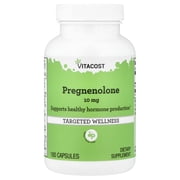 Vitacost Pregnenolone, 10 mg, 180 Capsules