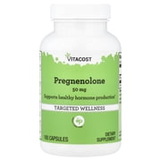 Vitacost Pregnenolone, 50 mg, 180 Capsules