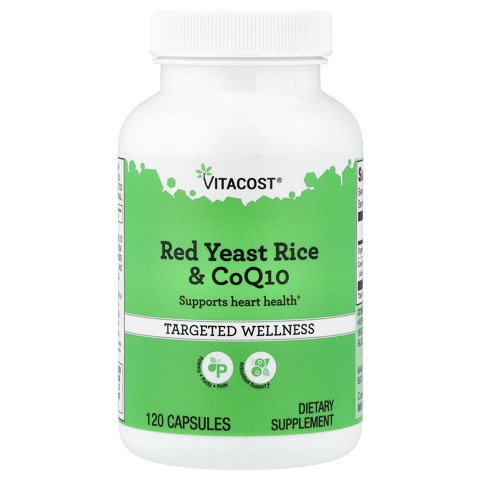 Vitacost Red Yeast Rice & CoQ10, 120 Capsules