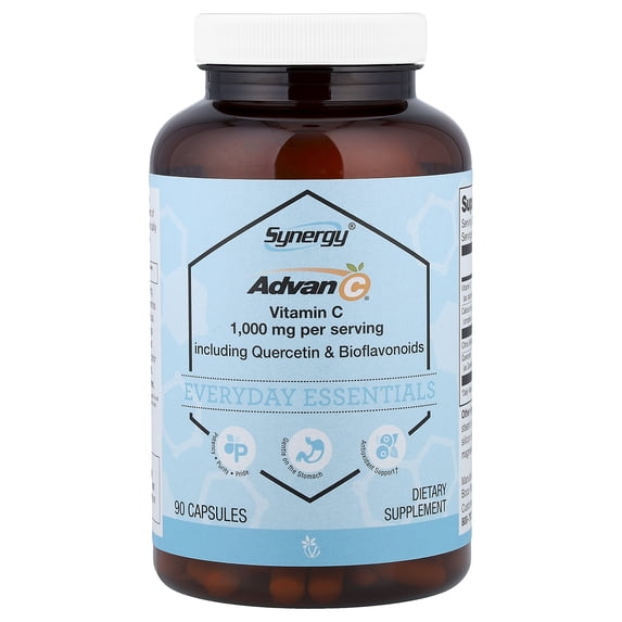 Vitacost Synergy®, Advan-C® Including Quercetin & Bioflavonoids, 90 Capsules