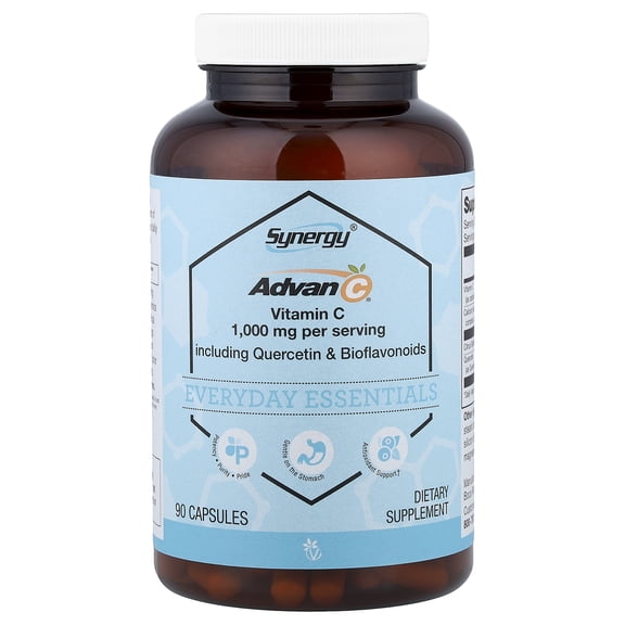 Vitacost Synergy, Advan-C Including Quercetin & Bioflavonoids, 90 Capsules