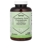 Vitacost Synergy , Cranberry Juice Concentrate with Vitamin C, 240 Capsules