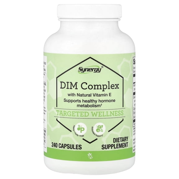 Vitacost Synergy, DIM Complex With Natural Vitamin E, 240 Capsules