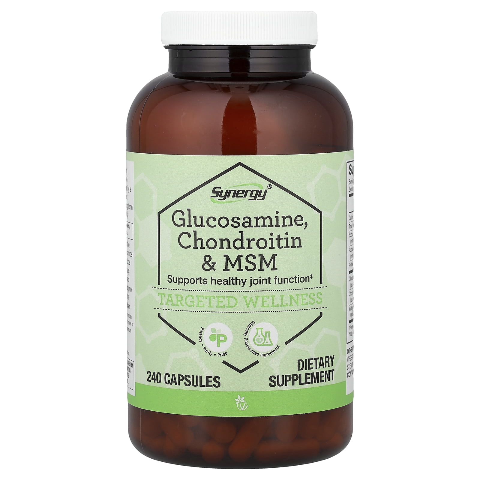 Vitacost Synergy®, Glucosamine, Chondroitin & MSM, 240 Capsules