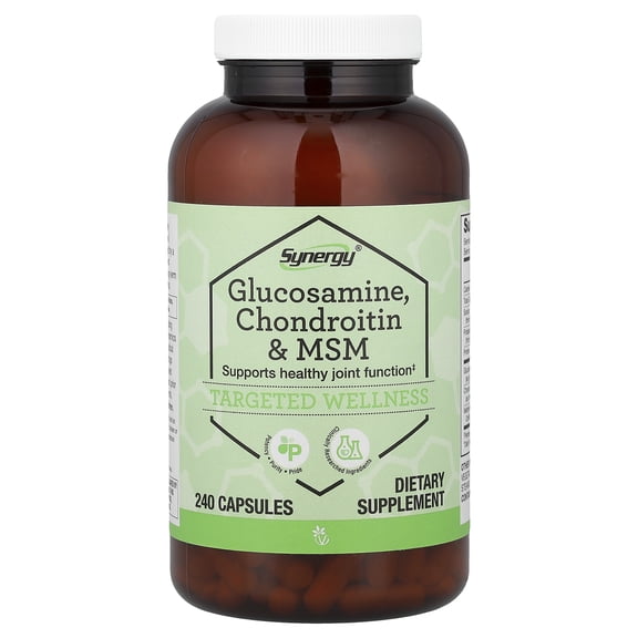 Vitacost Synergy, Glucosamine, Chondroitin & MSM, 240 Capsules