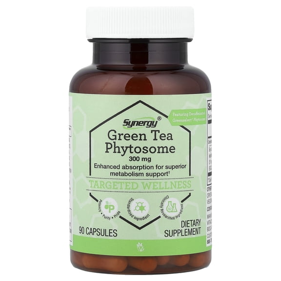 Vitacost Synergy Green Tea Phytosome, 90 Capsules