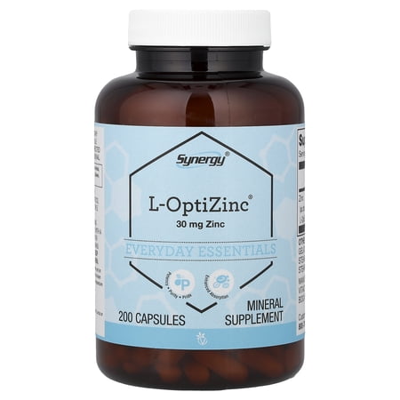 Vitacost Synergy®, L-OptiZinc®, 30 mg, 200 Capsules