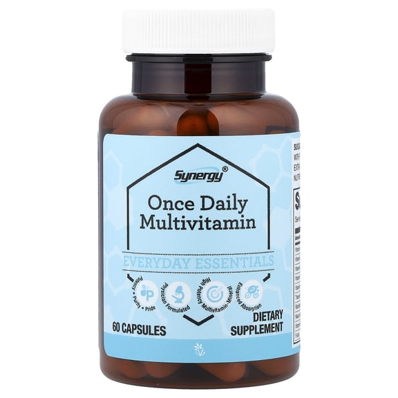 Vitacost Synergy, Once Daily Multivitamin, 60 Capsules