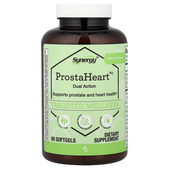Vitacost Synergy, ProstaHeart Dual Action, 90 Softgels