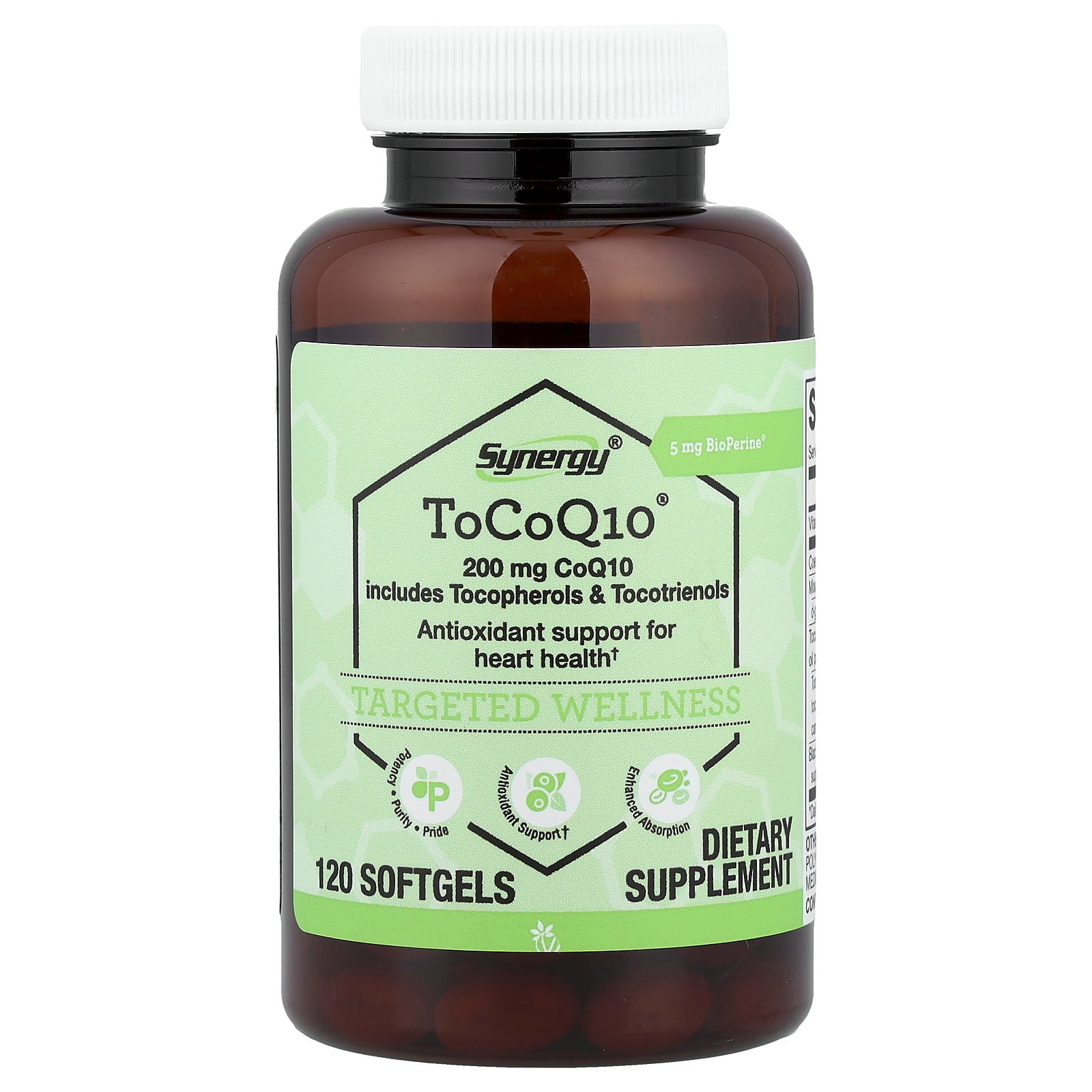 Vitacost Synergy®, ToCoQ10®, 120 Softgels