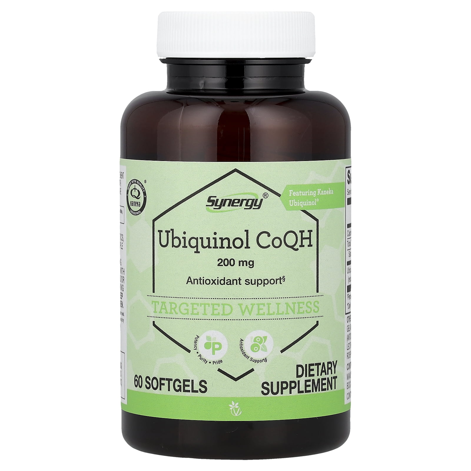 Vitacost Synergy®, Ubiquinol CoQH, 200 mg, 60 Softgels