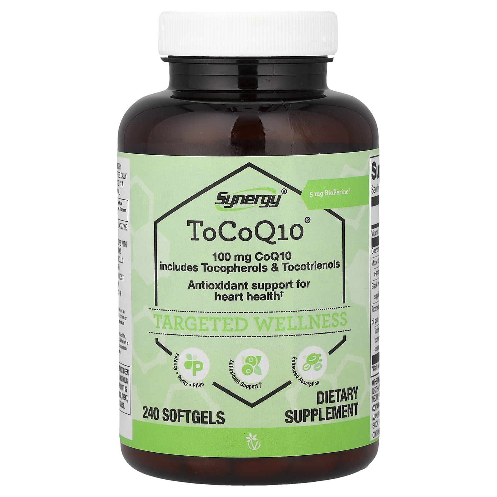Vitacost Synergy®, ToCoQ10®, 240 Softgels